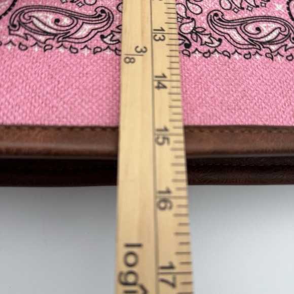 Montana West Bandana Rhinstone "Howdy" Conceal Carry Tote Bag Pink Western NWT - Picture 10 of 16